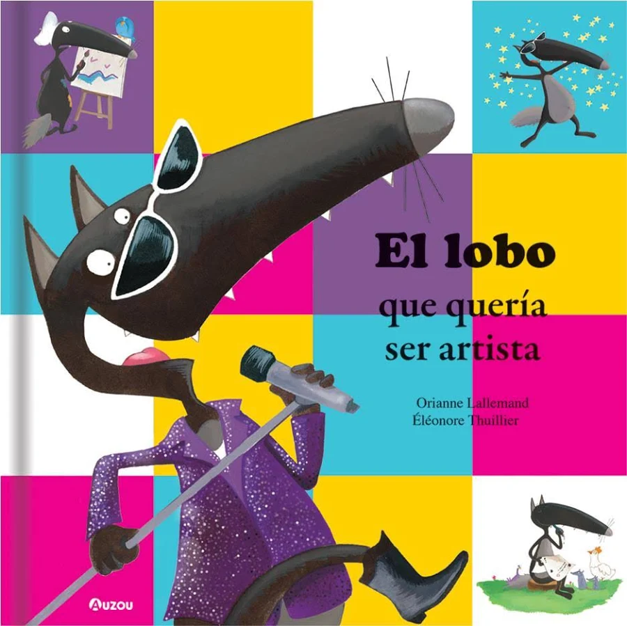 Libro infantil EL LOBO QUE QUERÍA SER ARTISTA — categoría Cuentos para niños de 5 a 8 años — Ramé Contando Cuentos