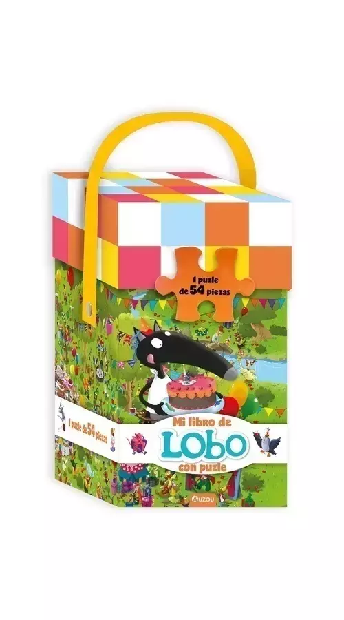 Libro infantil MI LIBRO DE LOBO CON PUZLE (FESTEJAR MI CUMPLEAÑOS) — categoría Cuentos para niños de 3 a 5 años — Ramé Contando Cuentos