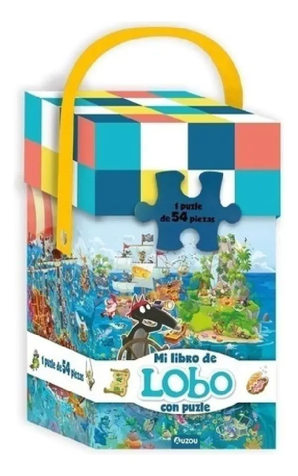 Libro infantil MI LIBRO DE LOBO CON PUZLE (SOÑABA CON EL OCEANO) — categoría Cuentos para niños de 3 a 5 años — Ramé Contando Cuentos