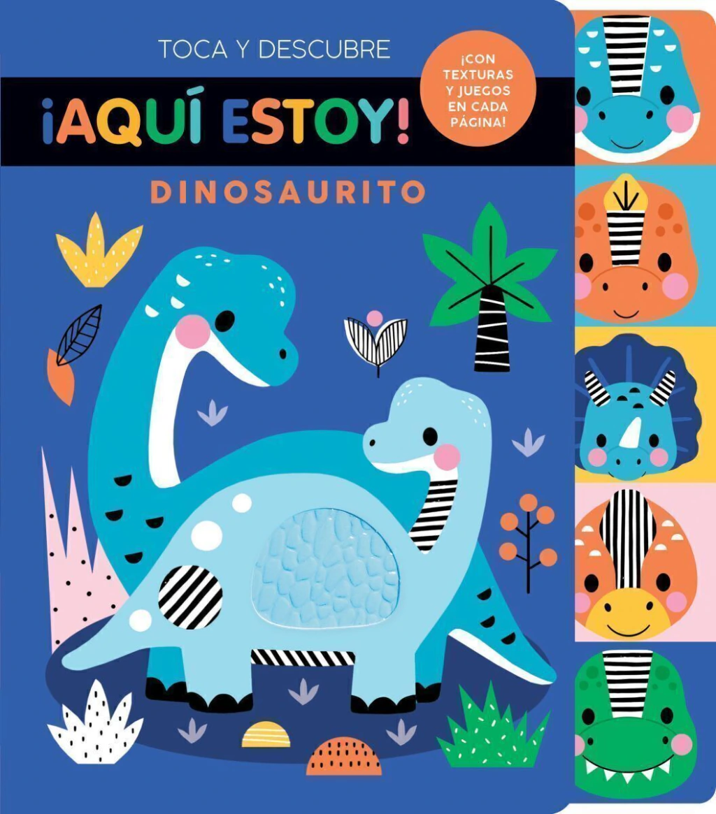 Libro infantil AQUI ESTOY! DINOSAURITO — categoría Cuentos para niños de 0 a 3 años — Ramé Contando Cuentos