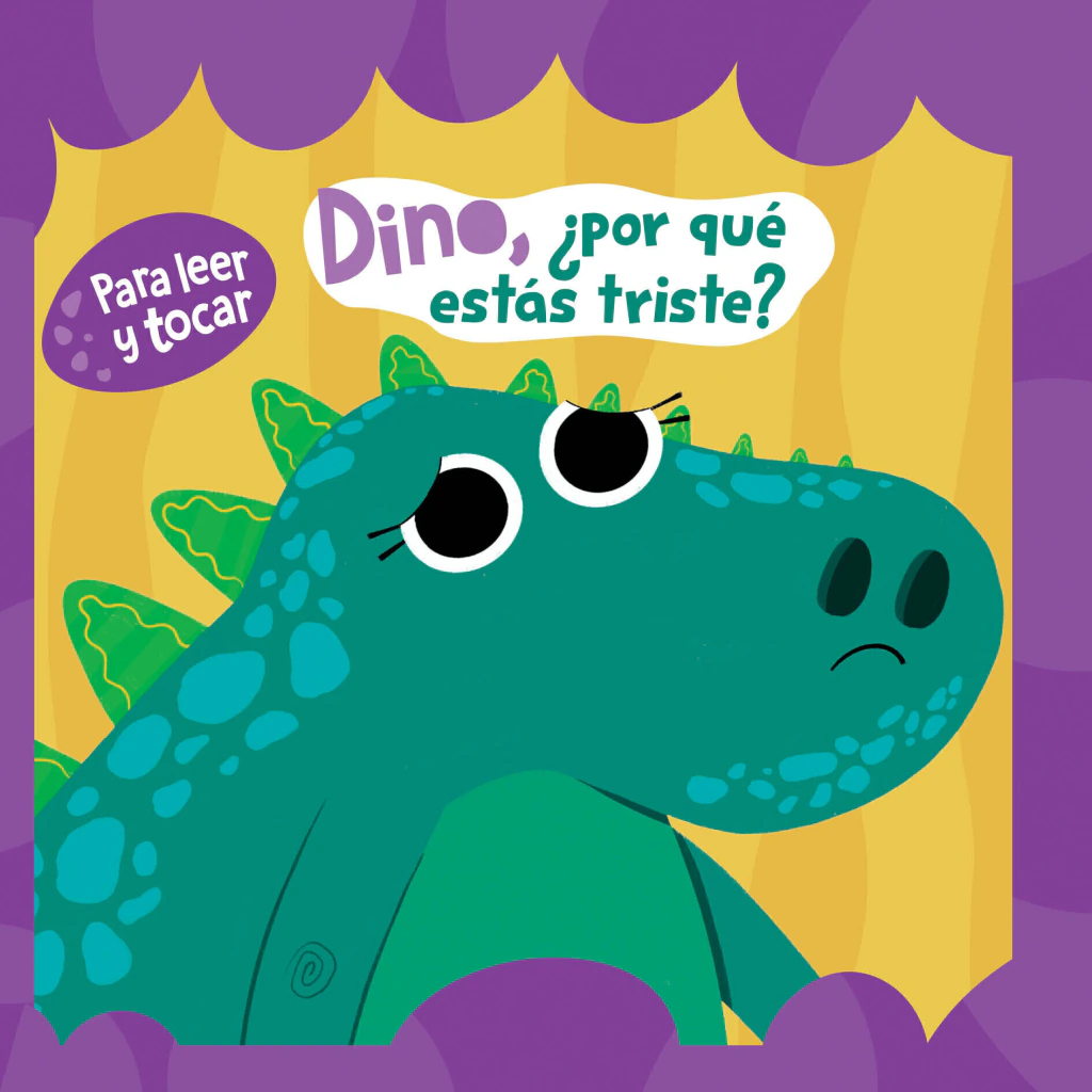 Portada del libro infantil DINO ¿POR QUE ESTAS TRISTE?